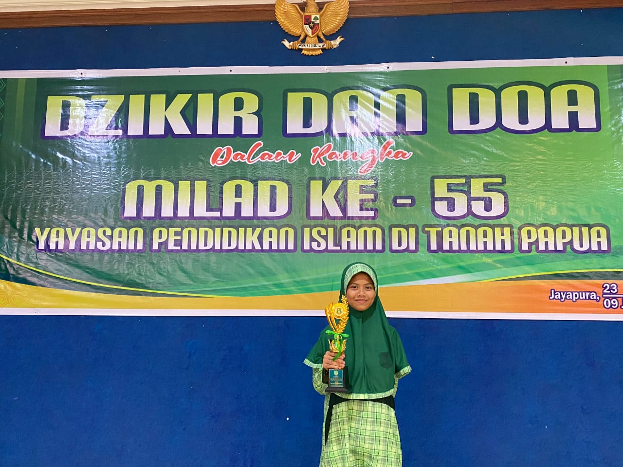 Juara 1 Hifdzil Qur'an 5 Juz Tingkat SMP